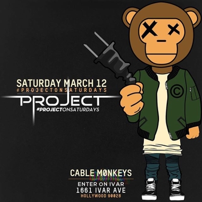 We're getting down tonight with #CableMonkeys you won't want to miss out on this special #ProjectOnSaturdays #projectclubla 
VIP: 201.452.8163 | vip@projectclubla.com